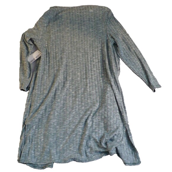 Nine West Gray Open Front Cardigan Sweater – Women’s Medium – NWT - Picture 11 of 11